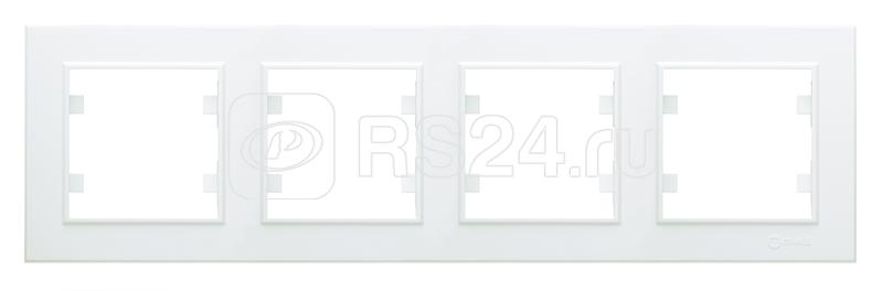 Рамка 4-м Karea горизонт. бел. Makel 56001704