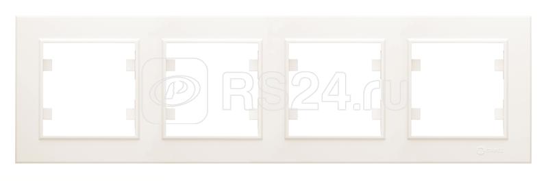 Рамка 4-м Karea горизонт. крем. Makel 56010704