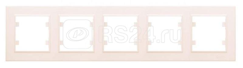 Рамка 5-м Karea горизонт. крем. Makel 56010705