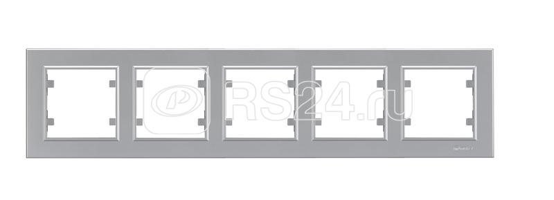 Рамка 5-м Karea горизонт. сереб. Makel 56065705