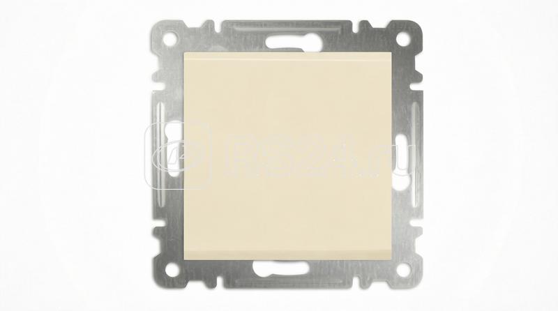 Переключатель проходной 1-кл. СП Karea 10А IP20 механизм крем. Makel 57010005