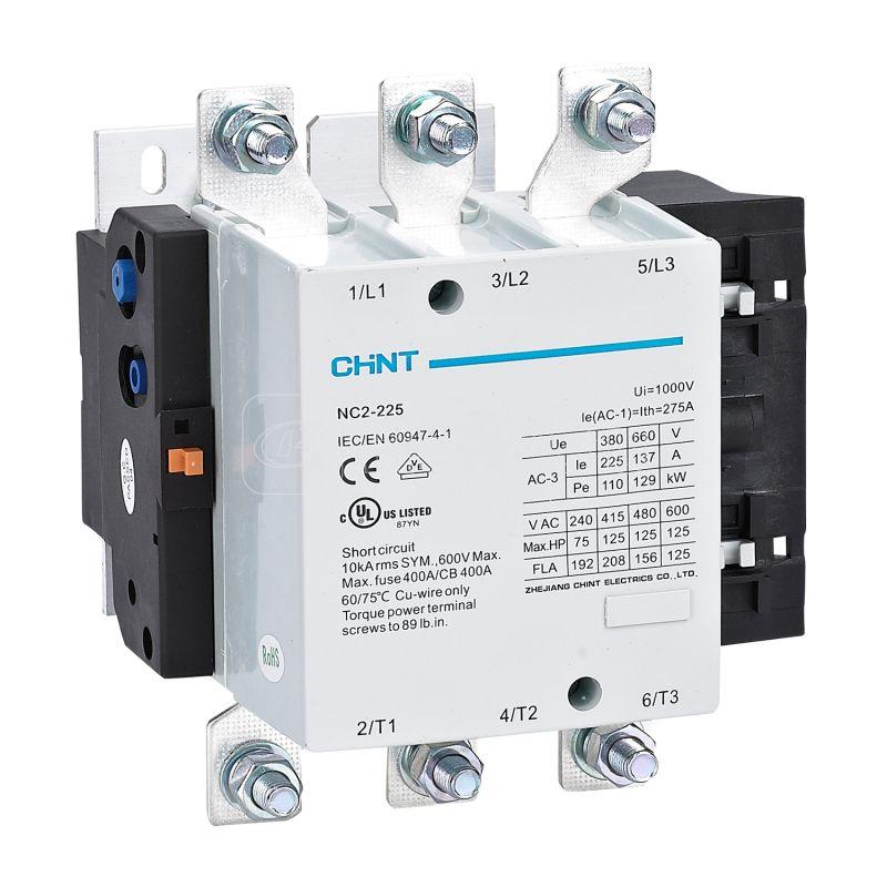 Контактор NC2-225 225А кат. 220-240В AC AC-3 (R) CHINT 671400