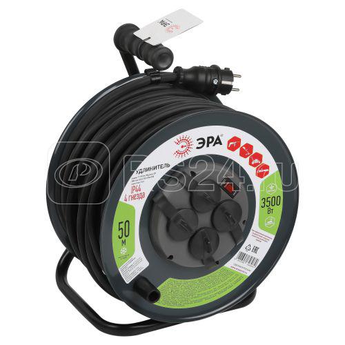 Удлинитель на метал. катушке 4х50м с заземл. IP44 RMx-4es-3х2.5-50m-IP44(KG) КГ с выкл. Эра Б0052919