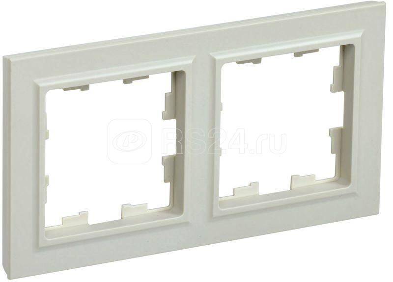 Рамка 2-м BRITE РУ-2-БрКр беж. IEK BR-M22-K10
