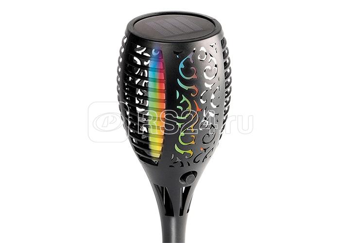 Светильник светодиодный SLR-S11-RGB садовый эффект факела 33LED 58см IP44 (3 варианта установки) солнечная батарея ФАZА 5040823