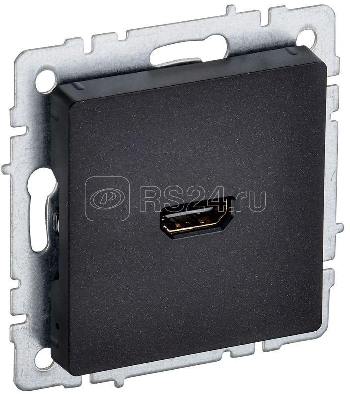 Розетка СП BRITE HDMI РHDMI-0-БрЧ механизм черн. IEK BR-H10-K02