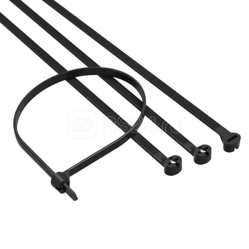 Хомут кабельный 3.6х140 P6.6 с двойн. замком черн. (уп.100шт) DKC 21309SR