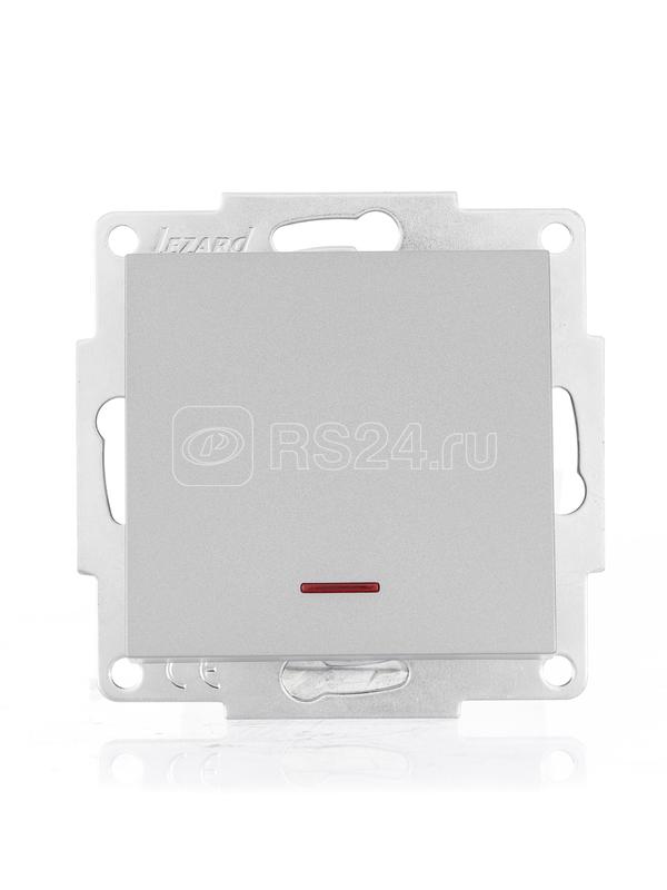 Выключатель 1-кл. 1п СП Vesna 10А IP20 с индикацией механизм платина LEZARD 742-3588-111