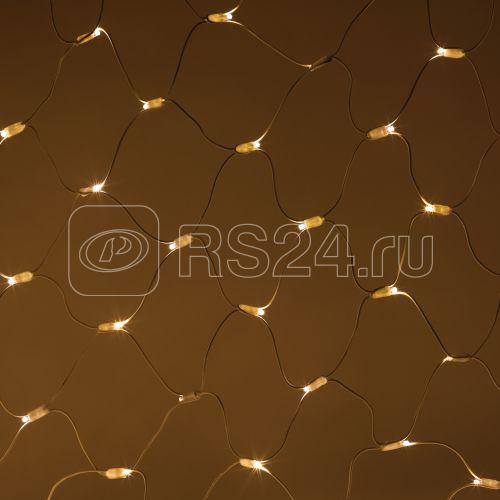Гирлянда светодиодная "Сеть" ERAPS-SKW1 2х3м 300LED тепл. бел. провод бел. каучук Эра Б0051896