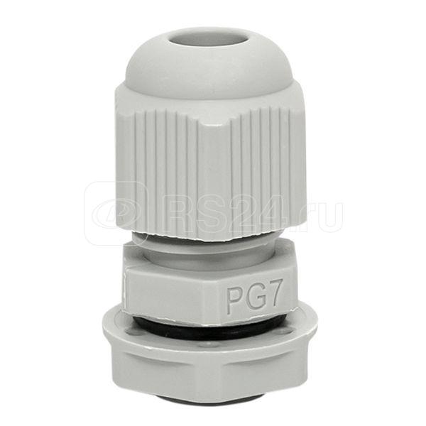 Сальник PG7 d3-6.5мм (d отверст. 13мм) IP54 (уп.4шт) PROxima EKF plc-pg-7-4-r