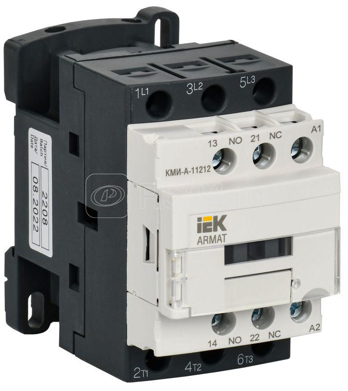 Контактор КМИ-А-11212 LC1D 12А кат. 230В AC 1НО+1НЗ AC-3 IEK AR-ACC-11-012-230-11
