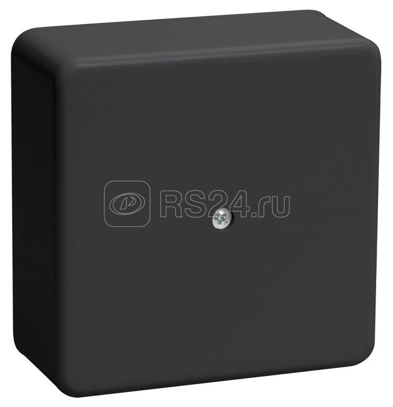 Коробка распаячная ОП 100х100х29 черн. IEK UKO10-100-100-029-K02-E