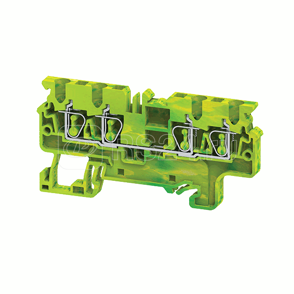 Клемма заземляющая пружинная OptiClip CXG-2.5-QUATTRO-PE-I-(0.2-2.5)-PEN КЭАЗ 331830