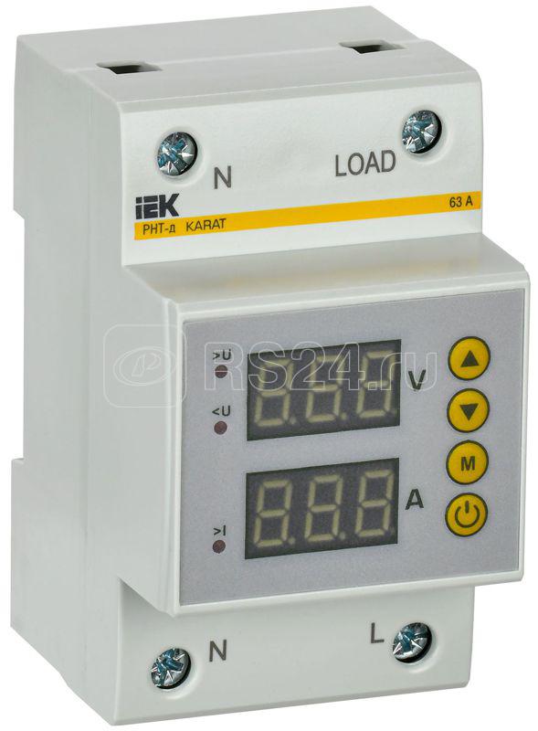 Реле напряжения и тока РНТ-д 1ф 54мм 63А KARAT IEK IVC31-1-63