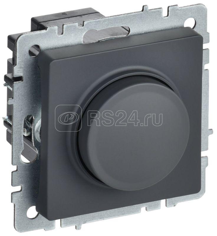 Светорегулятор СП BRITE пов-наж. 600Вт СС10-1-0-БрГ механизм графит IEK BR-D20-0600-K53