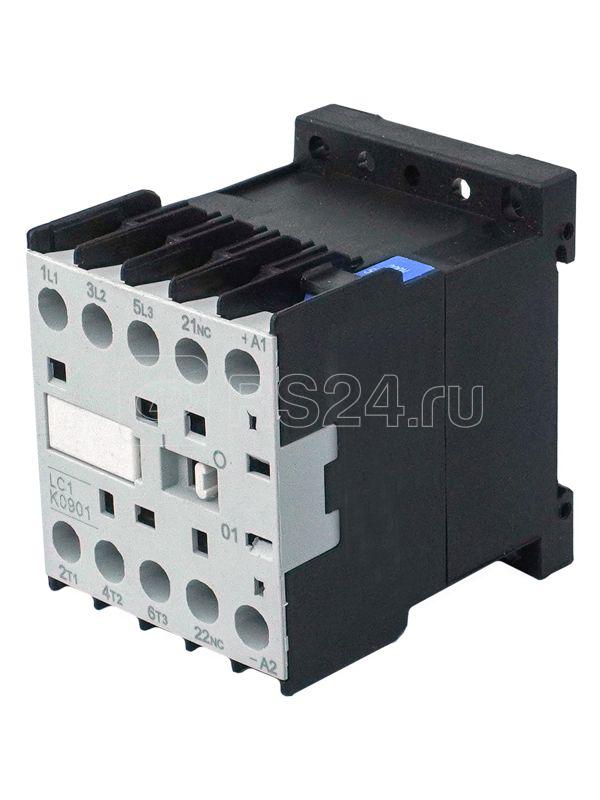 Контактор LC1K0901M7 3п 9А кат. 220В AC 1НЗ винтов. зажим Электротехник ET014462