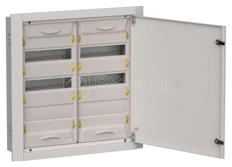 Корпус ЩРв-72 (2х36) TITAN 5 630х625х130 IP31 метал. сер. IEK TI5-50-V-2X036-31-7035