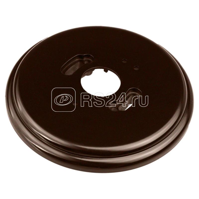 Рамка 1-м R пластик корич. Bironi RF1-610-22