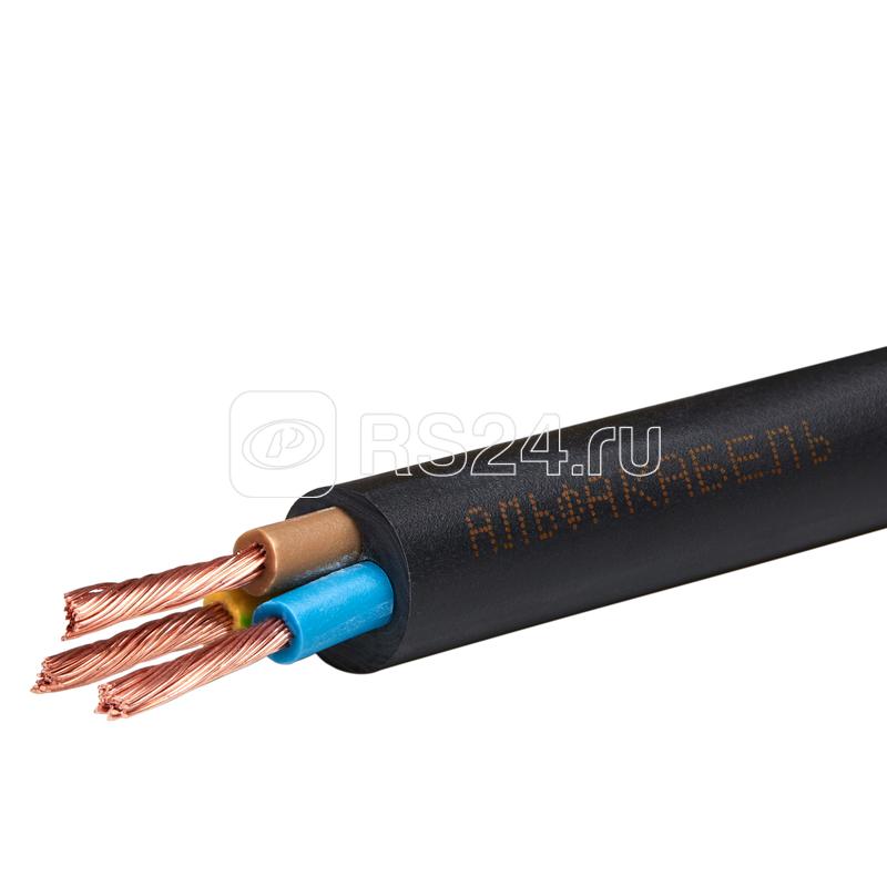 Провод ПВСнг(А)-LS 3х2.5 380В Ч (бухта) (м) АЛЬФАКАБЕЛЬ 12893