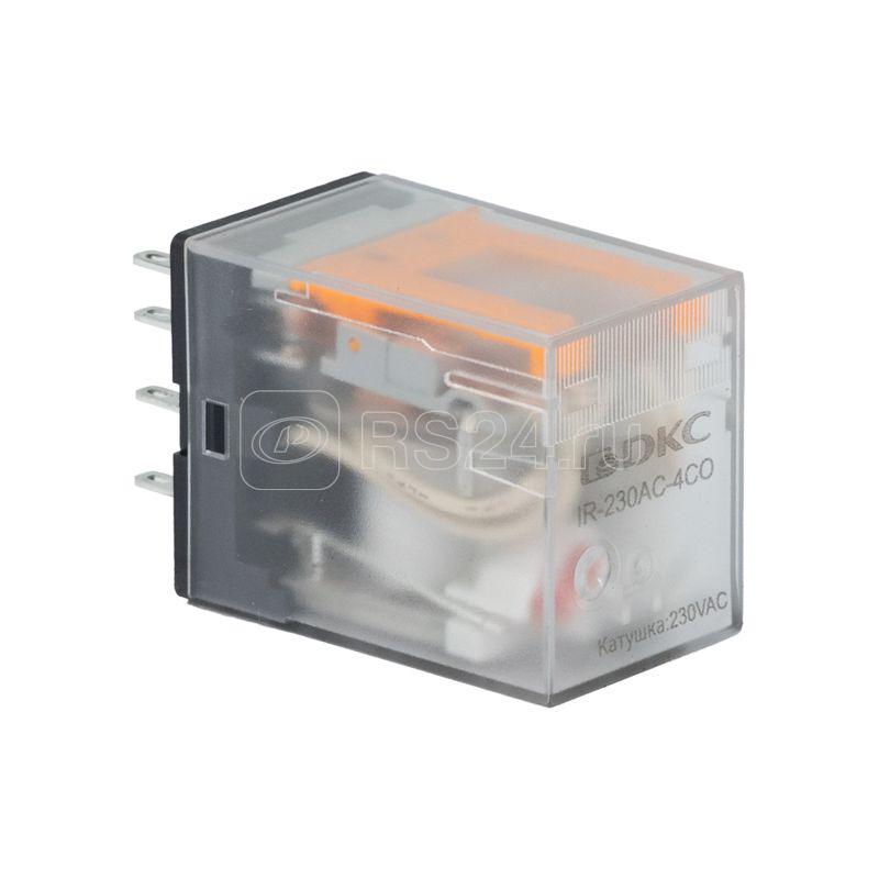 Реле одиночное 230В AC до 5А 4 прекидн. контакта DKC IR-230AC-4CO
