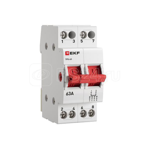 Переключатель трехпозиционный ТПС-63 2P 63А PROxima EKF TPS263