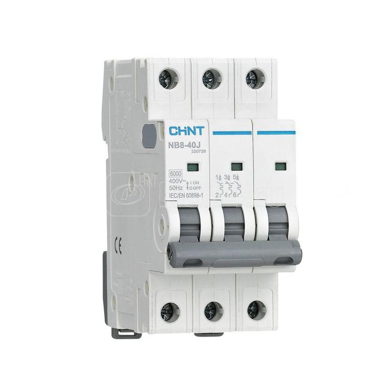 Выключатель автоматический 3п 25А 6кА NB8-40J х-ка C (R) CHINT 320724