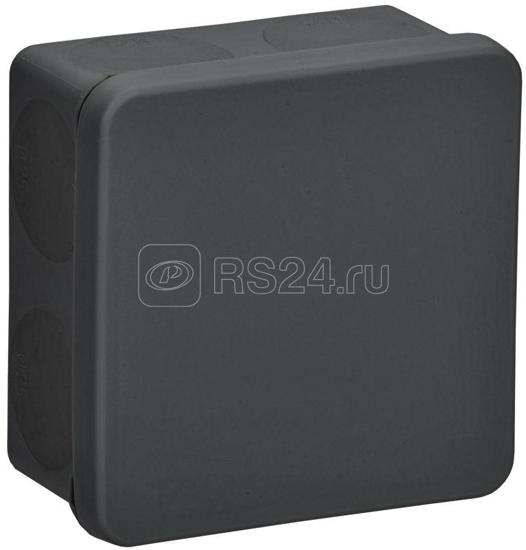 Коробка распаячная ОП КМ42435 80х80х40мм IP67 8 вводов черн. IEK UKO21-080-080-040-K02-66