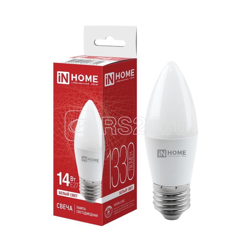 Лампа светодиодная LED-СВЕЧА-VC 14Вт E27 4000К 1330лм IN HOME 4690612047744