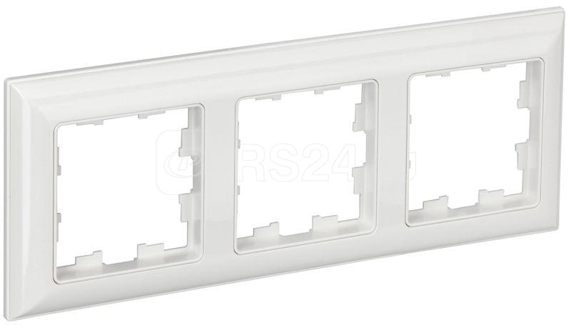 Рамка 3-м BRITE РУ-3-Бр бел./бел. IEK BR-M32-12-K01