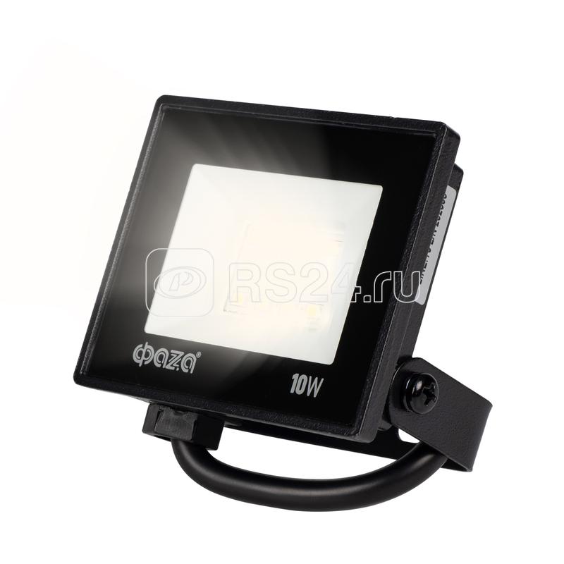 Прожектор светодиодный СДО-20 10Вт 6500К IP65 230В BL ДО прозр. закален. стекло ФАZА 5047242
