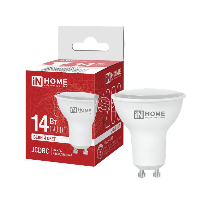 Лампа светодиодная LED-JCDRC-VC 14Вт 230В GU10 4000К 1260лм IN HOME 4690612047966