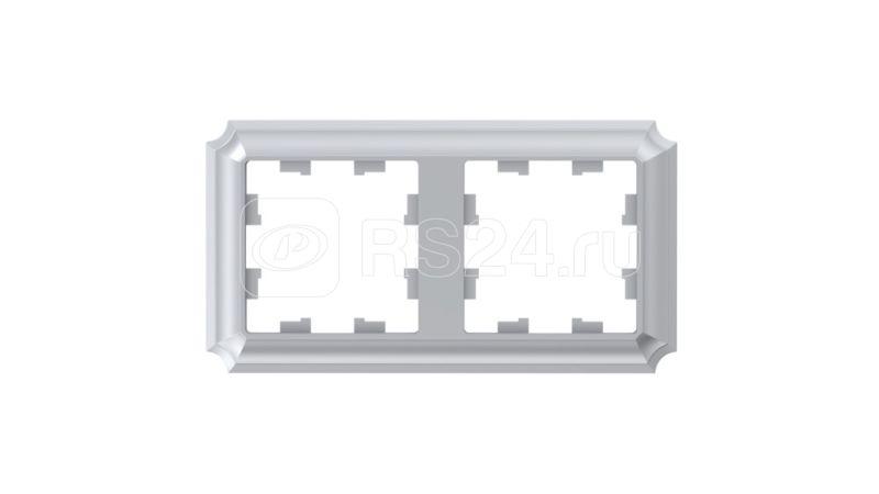 Рамка 2-м AtlasDesign Antique универс. алюм. SE ATN100302