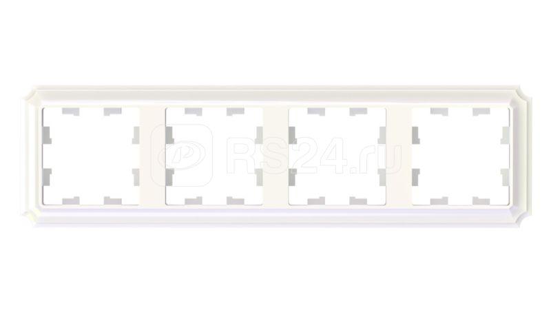 Рамка 4-м AtlasDesign Antique универс. жемчуж. SE ATN100404