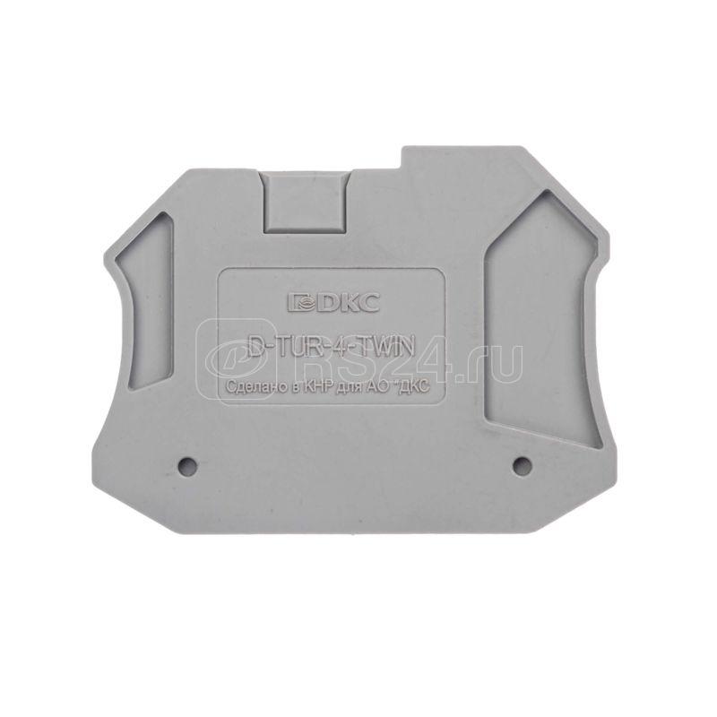 Изолятор торцевой для клемм TUR-2.5-TWIN (уп.100шт) DKC D-TUR-2.5-TWIN