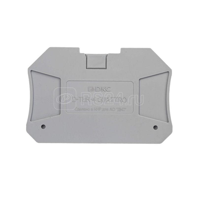 Изолятор торцевой для клемм TUR-2.5-QUATTRO (уп.100шт) DKC D-TUR-2.5-QUATTRO