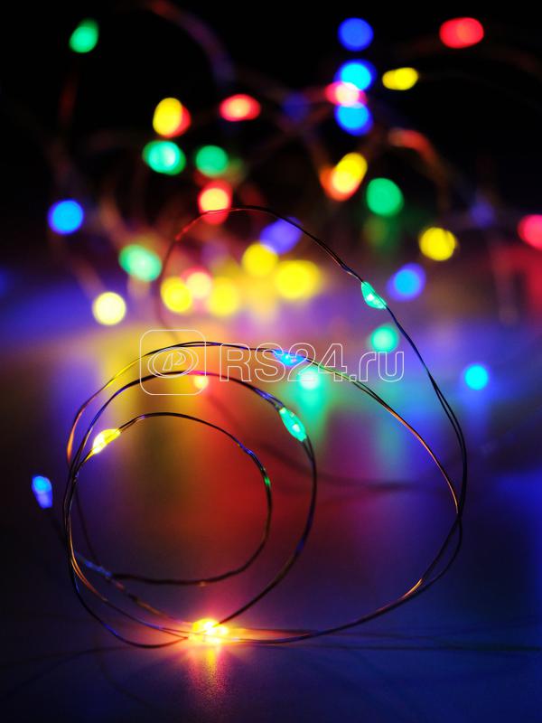 Гирлянда DC-G05-20MS2 20LED RGB 2xCR2032и(в компл.) (уп.2шт) ФАZА 5047990