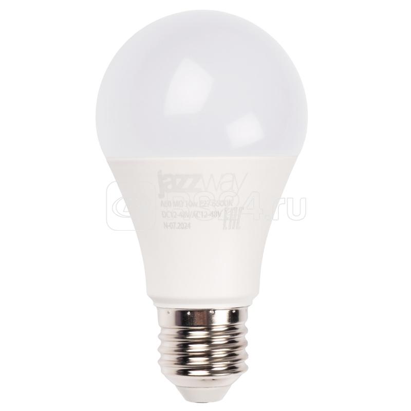 Лампа светодиодная низковольтная PLED-A60 MO 10Вт 6500К холод. бел. E27 12-48В AC/DC Pro JazzWay 5050532
