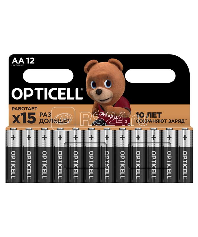 Элемент питания алкалиновый AA/LR6 (блист. 12шт) Basic Opticell 5051010/6051010