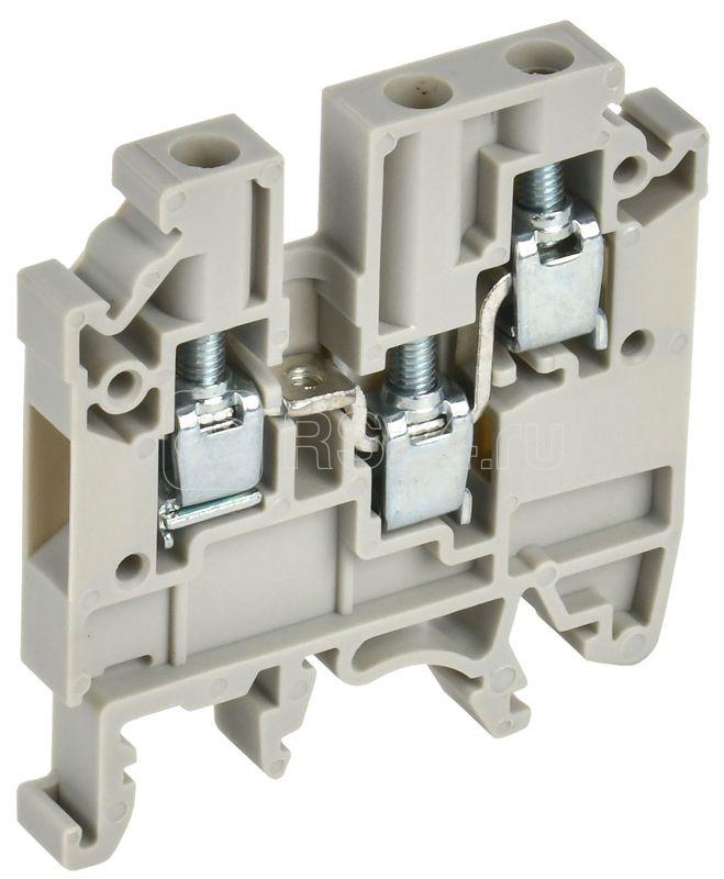 Колодка клеммная CTS-MC ARMAFIX 3 вывода 4кв.мм сер. IEK YCT12-00-3-K03-004