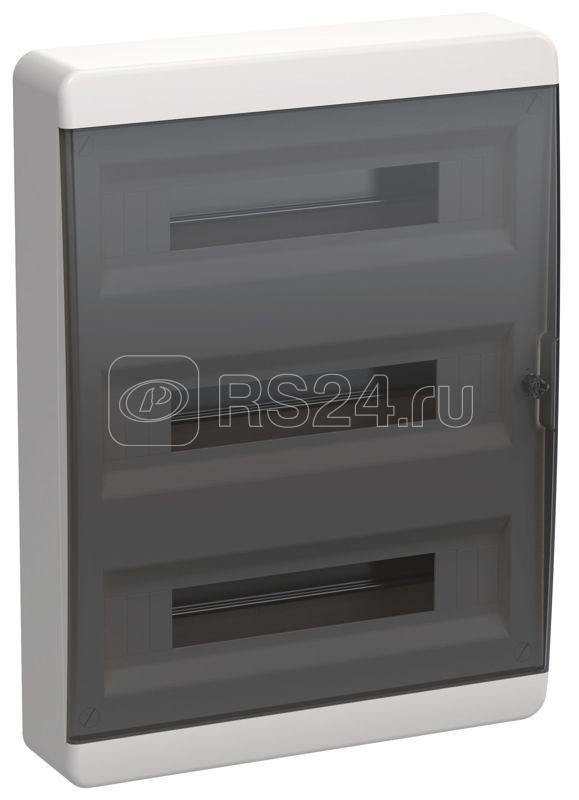 Корпус ЩРН-П-54 TEKFOR IP41 черн. прозр. дверь пластик. IEK TF5-KP12-N-54-41-K01-K03