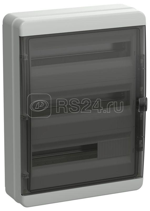 Корпус КМПн-54 TEKFOR IP65 черн. прозр. дверь пластик. IEK TF5-KP72-N-54-65-K03-K02