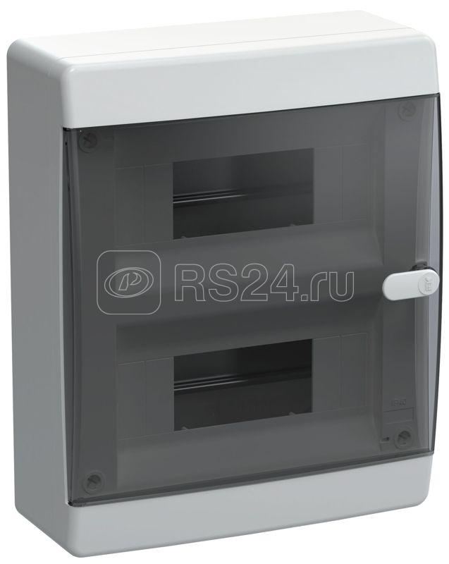 Корпус ЩРН-П-18 UNION Compact IP41 черн. прозр. дверь пластик. IEK UIC-KP12-N-18-41-K01
