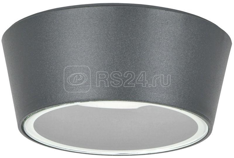 Светильник 5104 GX53 IP65 уличный потолочный сер. IEK LT-UPU0-5104-GX53-1-K03