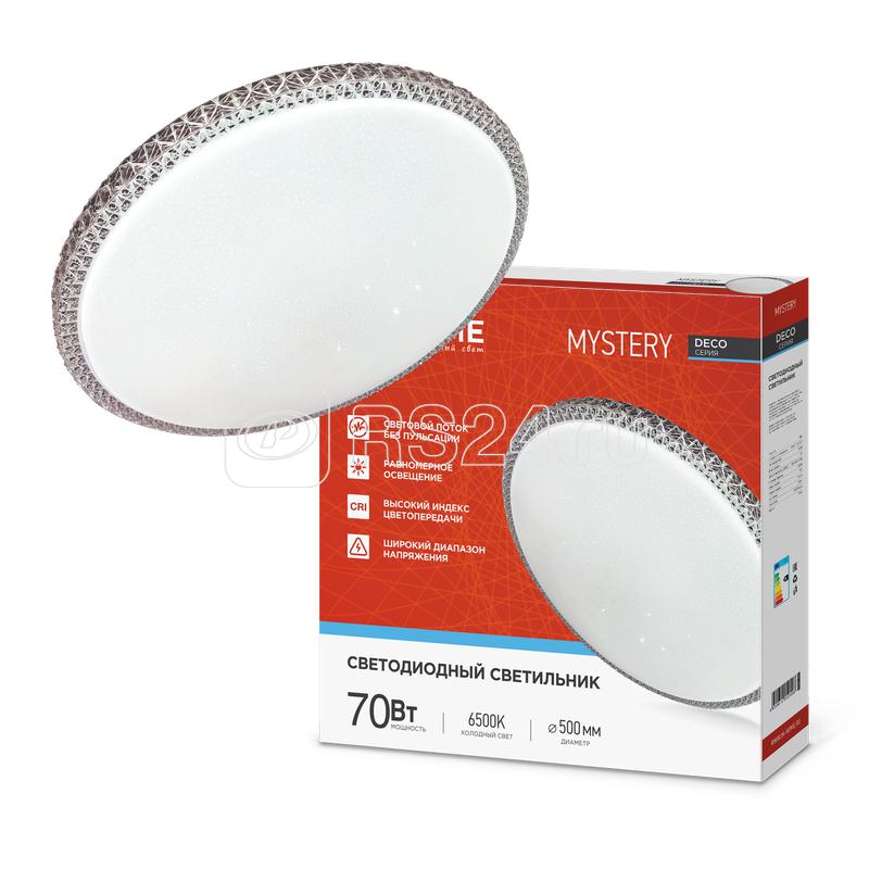 Светильник светодиодный DECO MYSTERY 70Вт 6500К 6300лм 230В 500х73мм IN HOME 4690612052496