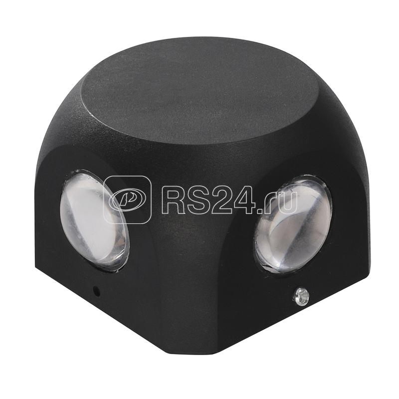 Светильник светодиодный ULU-P30D-4W/4000K IP65 BLACK 4000К уличный архитектурный накладной черн. Uniel UL-00010521