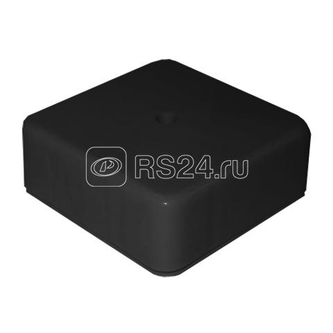 Коробка распределительная ОП 78х78х30мм IP41 6 выходов крышка с винтовым креплением материал - полипропилен черн. Epplast 170211
