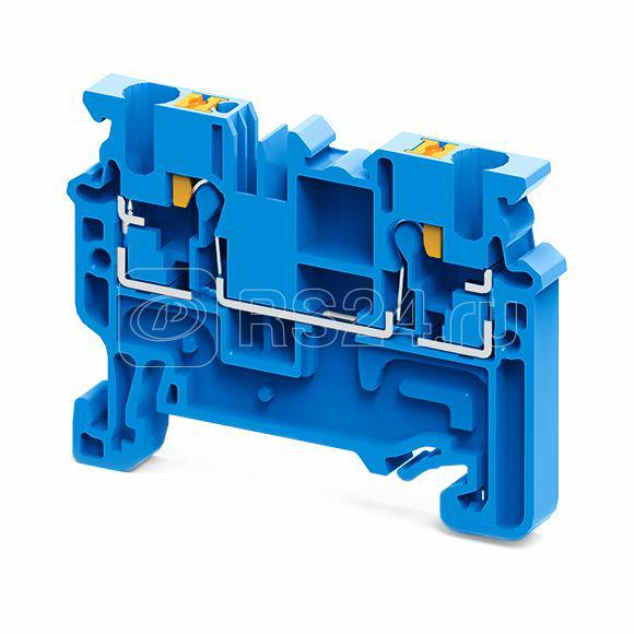 Клемма проходная push-in OptiClip CP-2.5-I-BU-24А (0.2-2.5) син. КЭАЗ 331839