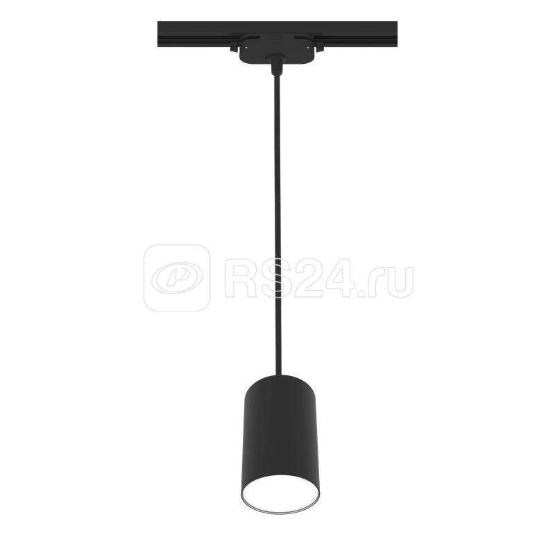 Светильник трековый подвес ARTLINE 55х55х100мм GU10 230В алюм. 2.6кв.м черн.н. Ritter 59928 3