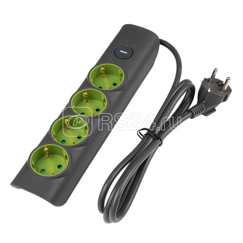 Удлинитель 4х1.4м с заземл. с выкл. сер. ET-04-140G JAZZway 5051850