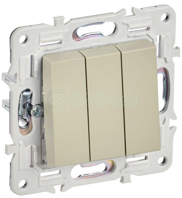 Выключатель 3-кл. SKANDY 10А SK-V11B беж. IEK SK-V30-0-10-K10